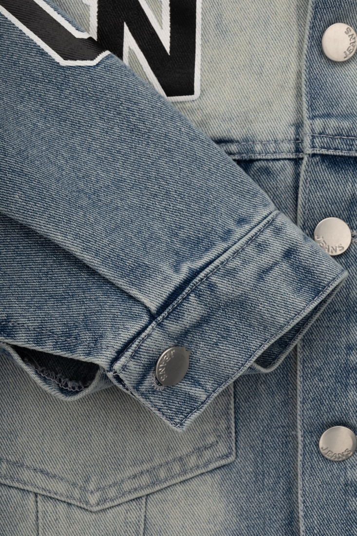 Фото Куртка джинсова для хлопчика 6802 164 см Синій (2000990306920D)