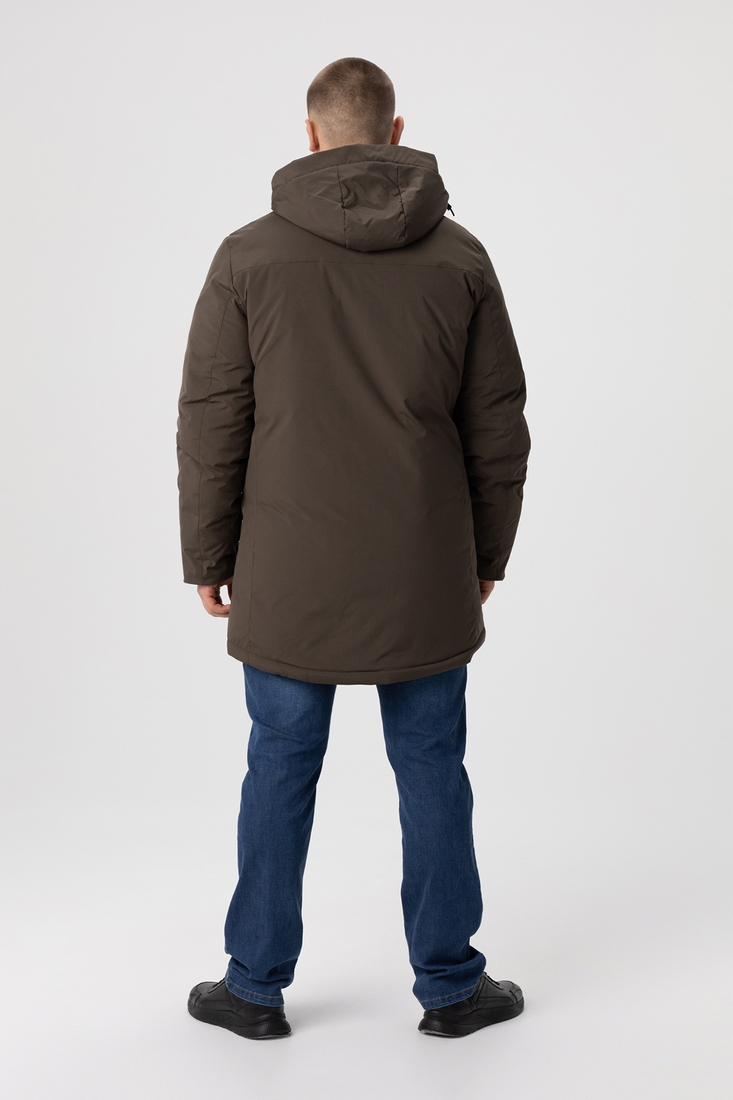 Фото Куртка зимняя мужская 666-5 L Хаки (2000989891208W)