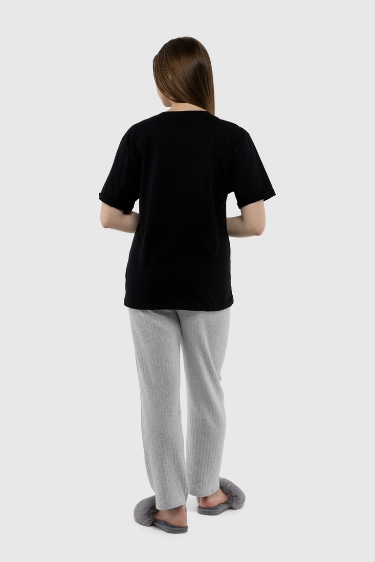 Фото Піжамні штани жіночі KESIMOGLU Рубчик NEW 4XL Сірий (2000990120915A)