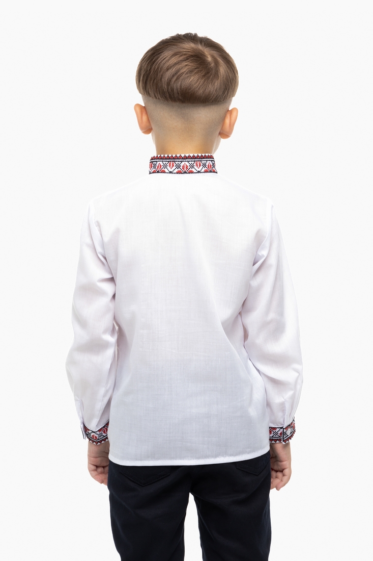Фото Сорочка з вишивкою для хлопчика КОЗАЧОК РУСЛАН 134 см Червоний (2000990029645D)