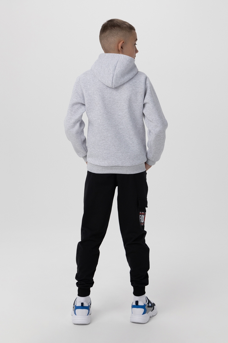 Фото Спортивные штаны с принтом для мальчика Pitiki 228-13-1 170 см Черный (2000990094452D)