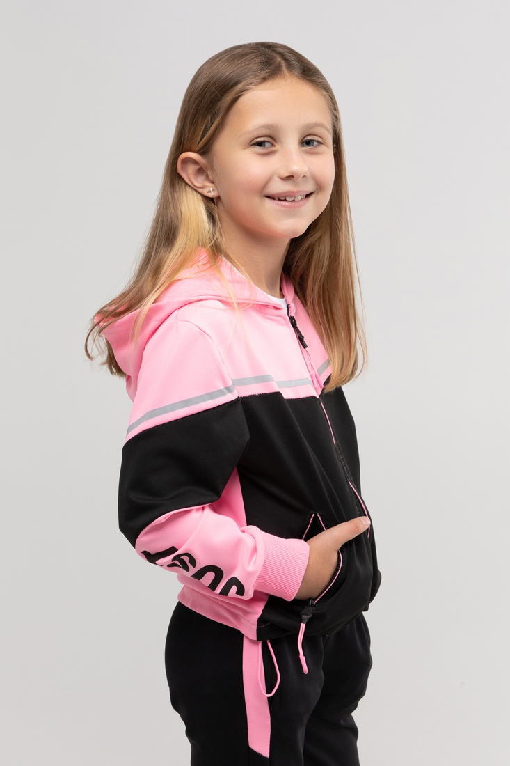 Фото Спортивный костюм для девочки S&D 6775 кофта + штаны 146 см Розовый (2000989917618D)
