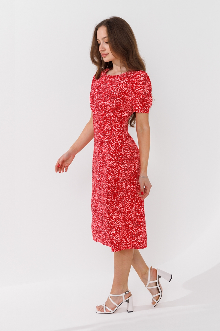 Фото Платье с узором женское LAWA WTC02319 2XL Красный (2000990632180S)