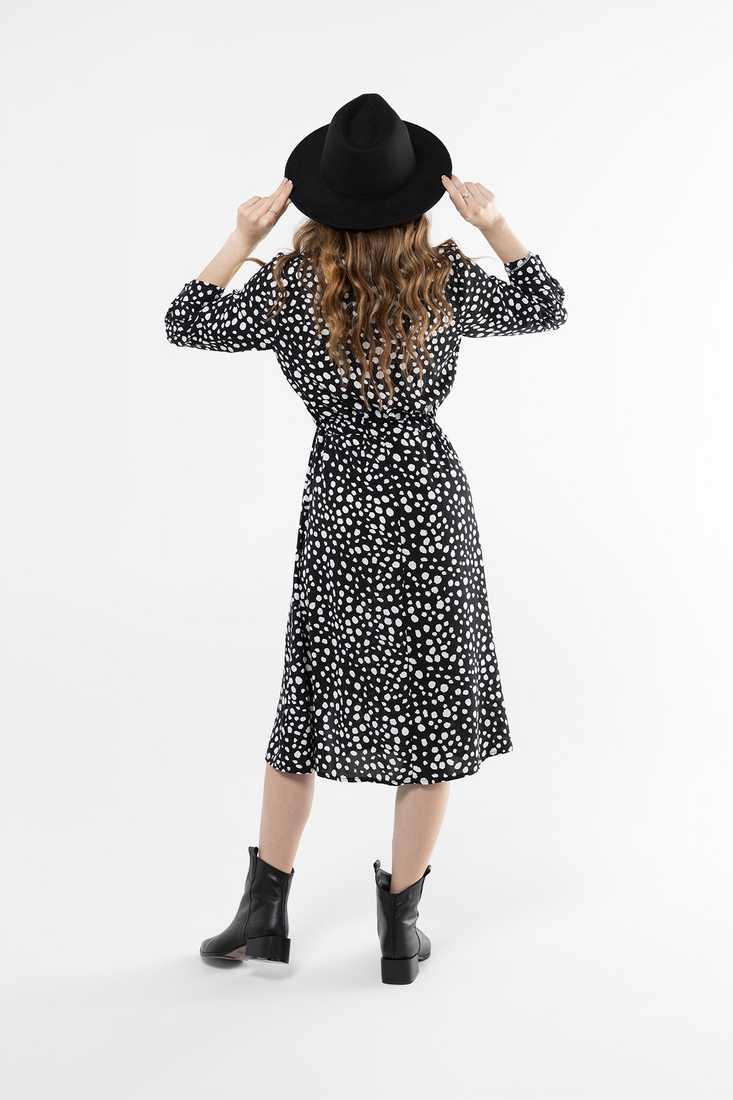 Фото Платье с узором женское LAWA CTM WTC02308 XL Черный (2000989932123S)(LW)