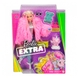 Лялька Barbie "Екстра" у рожевому пухнастому жакеті GRN28 (887961908480) Фото 1 з 2