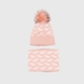 Набір шапка+снуд для дівчинки Talvi Олені 54-56 Світло-рожевий (2000990216427D)(NY) Фото 8 з 10