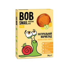 Bob Snail мармелад (яблоко,груша,лимон) 54г 1123 П (4820219341123)