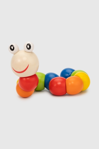Фото Деревянная игрушка Гусеница-ломалка ZhiDuoWanJu 269 Разноцветный (2002015887391)