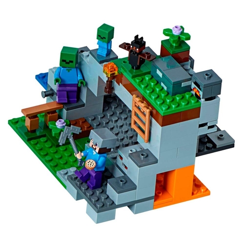 Фото Конструктор LEGO Minecraft Печера зомбі (21141)