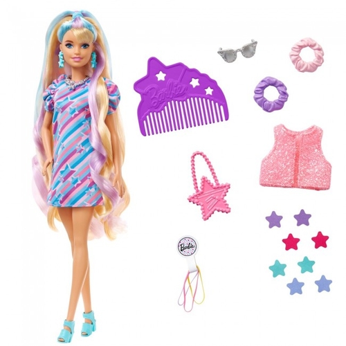 Фото Кукла Barbie Звездная красавица HCM88 21 см Разноцветный (194735014835)