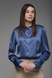 Блуза жіноча Sateen 865-2004 XL Синій (2000989370314D) Фото 1 з 13