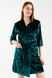 Комплект халат+піжама жіночий Nicoletta 87130 S Зелений (2000990388964А) Фото 7 з 29