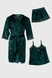 Комплект халат+піжама жіночий Nicoletta 87130 XL Зелений (2000990388995А) Фото 14 з 29