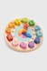 Набор для обучения Часы-сортер Viga Toys 59235 Разноцветный (6934510592356) Фото 1 из 7