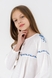 Сорочка вишиванка для дівчинки Cuento 4148 134 см Молочний (2000990591654D) Фото 2 з 12
