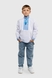 Сорочка вишиванка для хлопчика Veronika СЕРГІЙКО-1 152 см Блакитний (2000990003287D) Фото 5 з 13