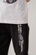 Спортивні штани з принтом для хлопчика 606 140 см Чорний (2000990430267D) Фото 3 з 11