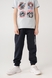 Спортивні штани з принтом для хлопчика 606 122 см Чорний (2000990430236D) Фото 4 з 11