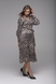 Платье женское с узором Sateen 3011-3511 S Черный (2000989512400D) Фото 4 из 15
