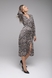 Сукня жіноча з візерунком Sateen 3011-3511 XL Чорний (2000989512431D) Фото 1 з 15