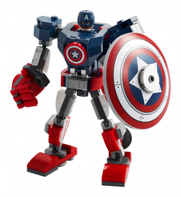 Фото Конструктор LEGO Робоброня Капитана Америки 76168 (5702016912739)