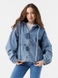 Куртка джинсова жіноча Zeo Basic 3640 XL Блакитний (2000990405968D) Фото 5 з 12