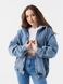 Куртка джинсова жіноча Zeo Basic 3640 XL Блакитний (2000990405968D) Фото 1 з 12
