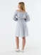 Платье с узором женское 242 48 Бело-голубой (2000990461155S) Фото 6 из 12