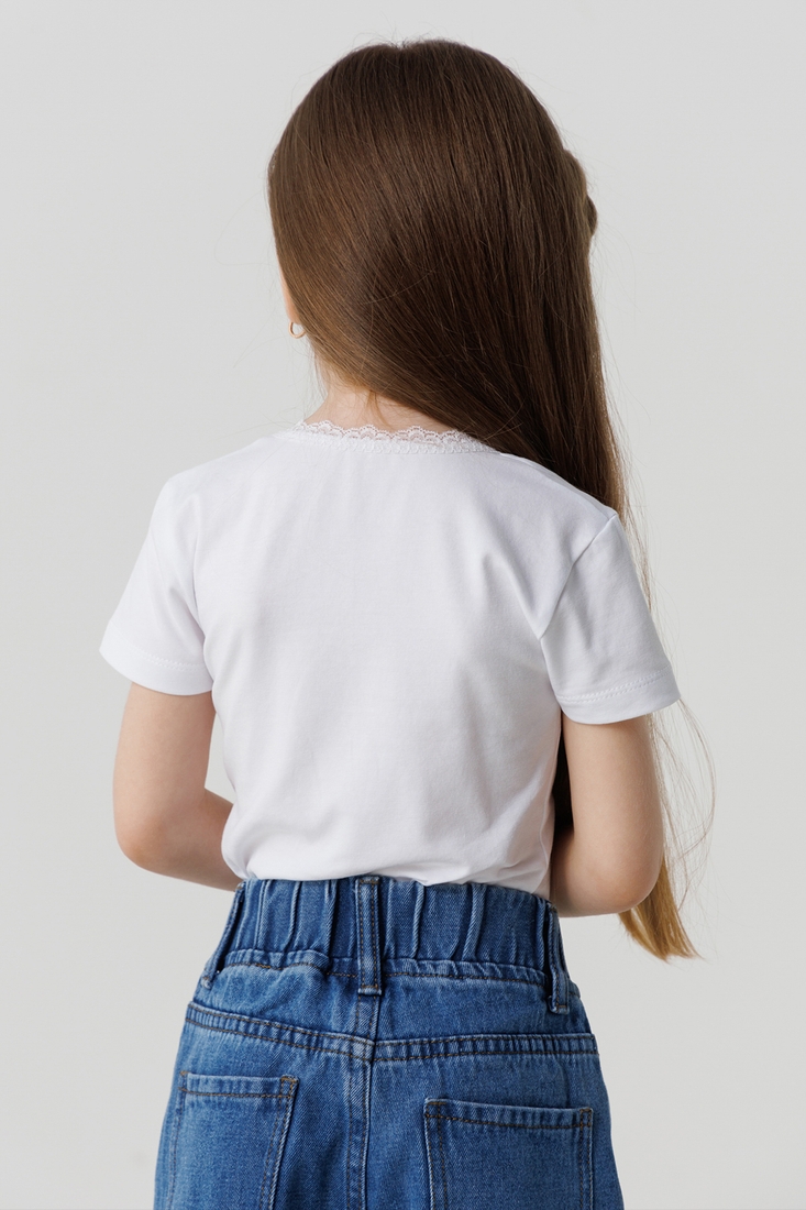 Фото Білизна - футболка для дівчинки OZKAN 42781 3-4 роки Білий (2000989151227А)