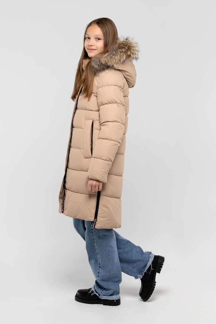 Фото Куртка для девочки Venidise 993030-1 164 см Бежевый (2000990118745W)