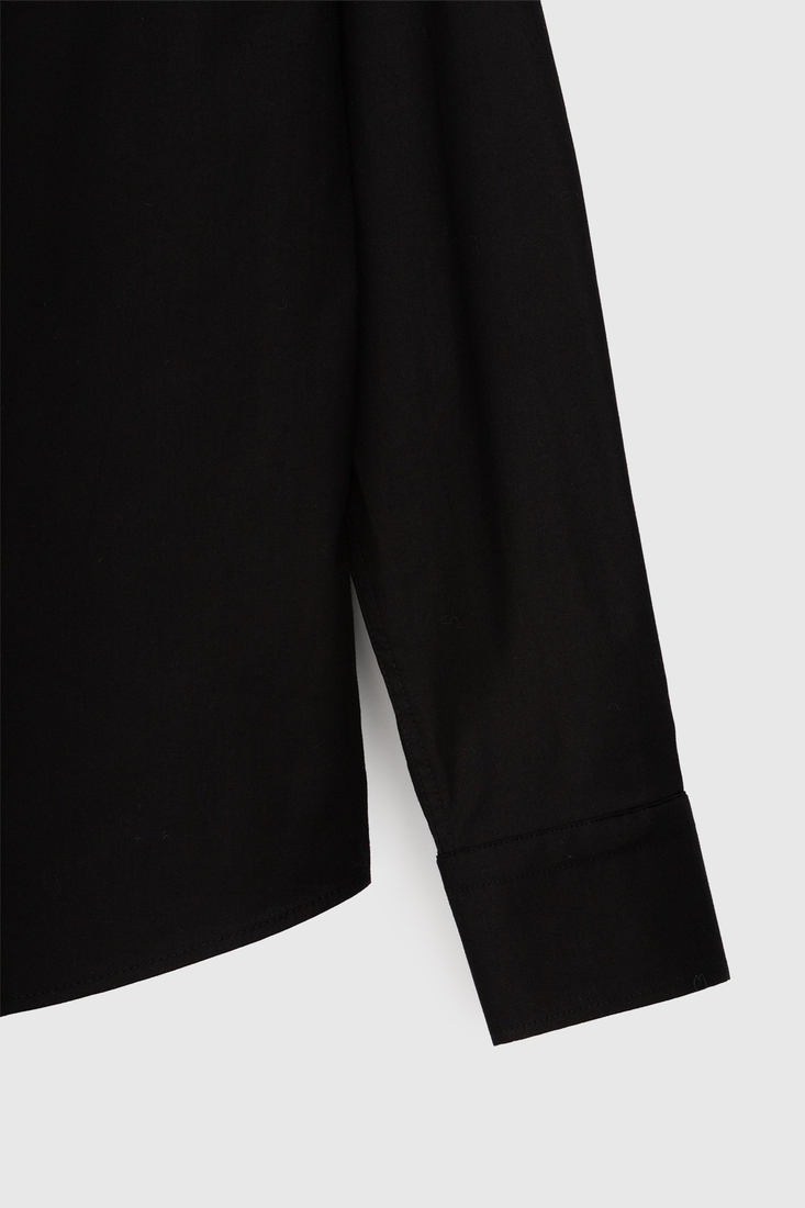 Фото Рубашка однотонная мужская Redpolo 3848 XL Черный (2000990180957D)