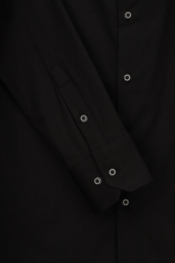 Фото Рубашка однотонная мужская Redpolo 3848 XL Черный (2000990180957D)