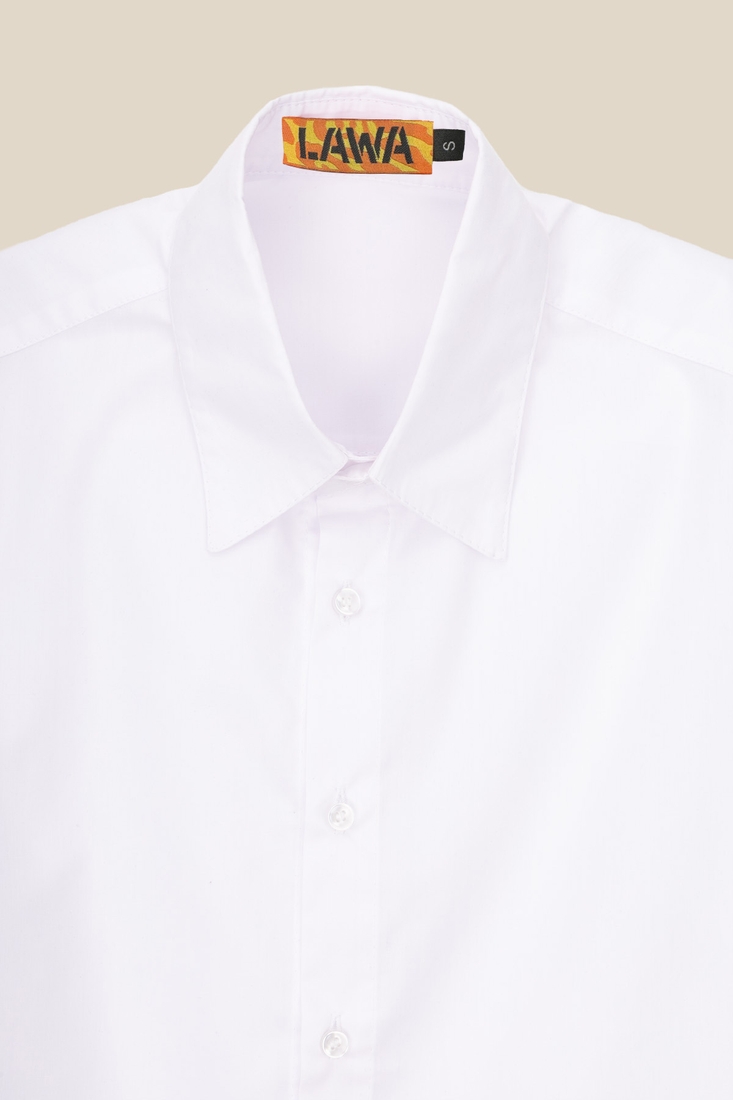 Фото Рубашка классическая однотонная мужская LAWA MBC02310 3XL Белый (2000990202123D)(LW)