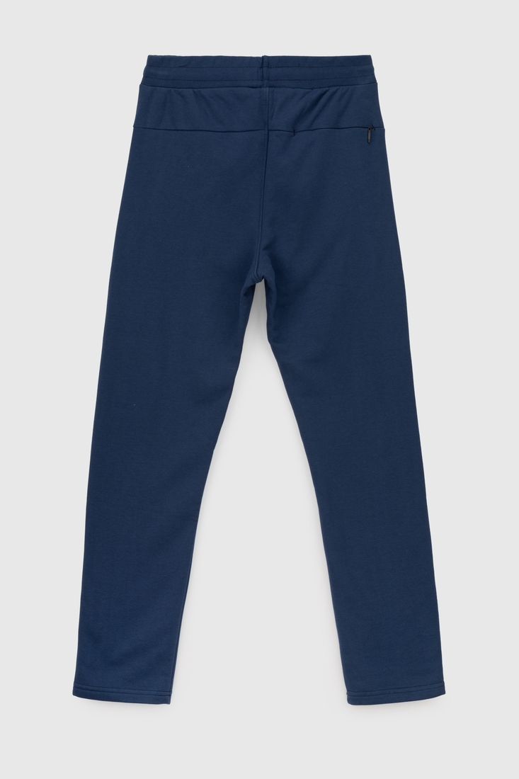 Фото Спортивні штани однотонні прямі чоловічі Tommy life 84842 2XL Синій (2000990184580W)