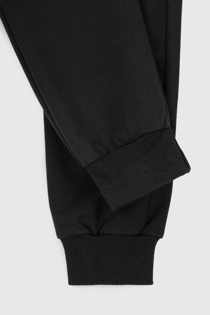 Фото Спортивные штаны с принтом для мальчика 606 140 см Черный (2000990430267D)