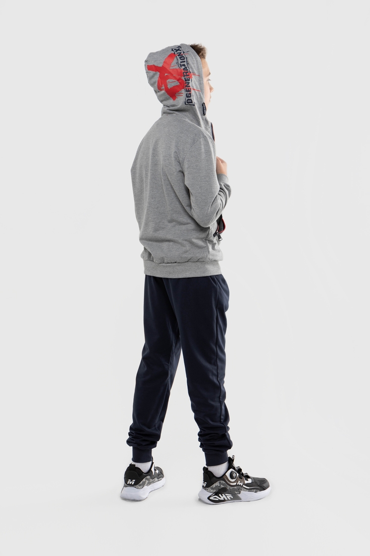 Фото Спортивний костюм (кофта,реглан,штани) для хлопчика 8896 176 см Сірий (2000989896968D)
