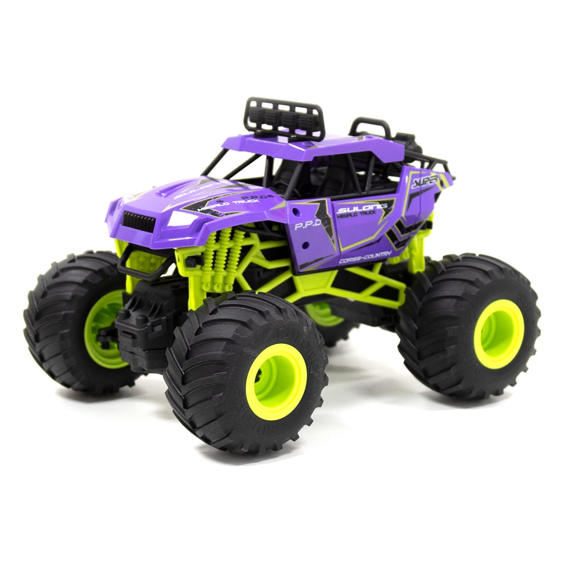 Фото Автомобиль BIGFOOT OFF – ROAD с р/у – VIOLET (1:16, 27 МГц) SL – 358RHV Разноцветный (6900007341493)