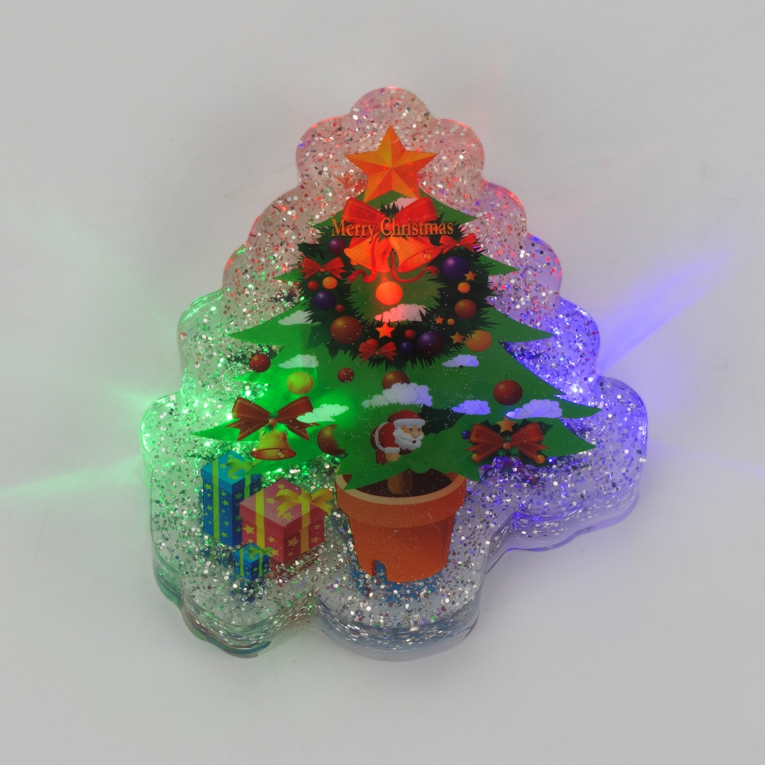 Фото Фонарик светодиодный рождественский "Елочка" XD52672 Разноцветный (2000990241382)(NY)