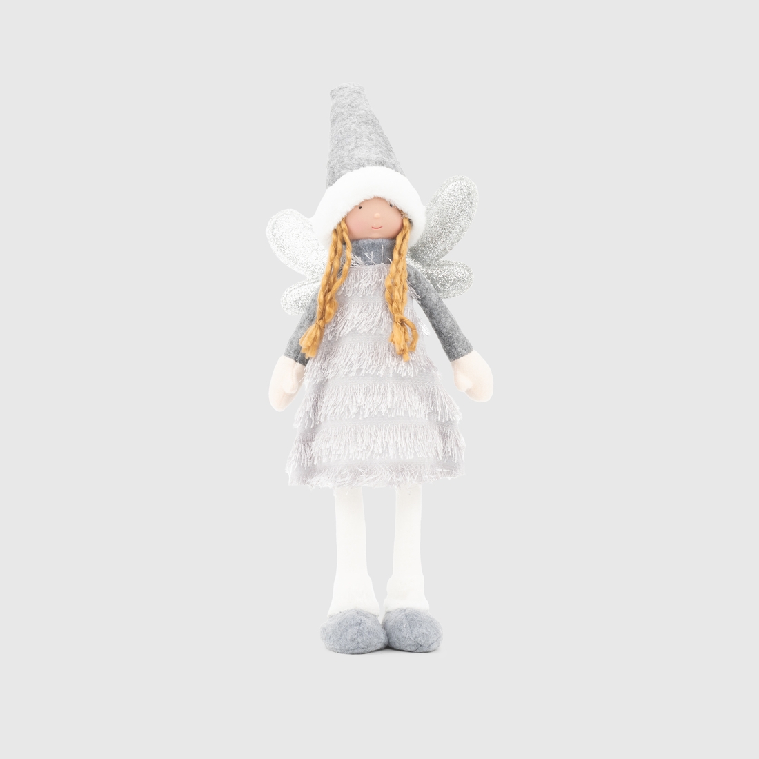 Фото Рождественская Кукла Ангел OY52617 Серый (2002014441693)(NY)