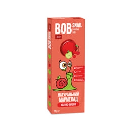 Bob Snail мармелад (яблуко-вишня) 27г 4186 П (4820219344186)