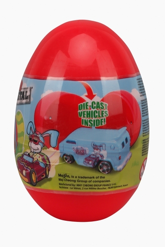 Фото Машинка игрушечная "Яйцо-сюрприз" MAISTO 14049 Красный (2000989493501)