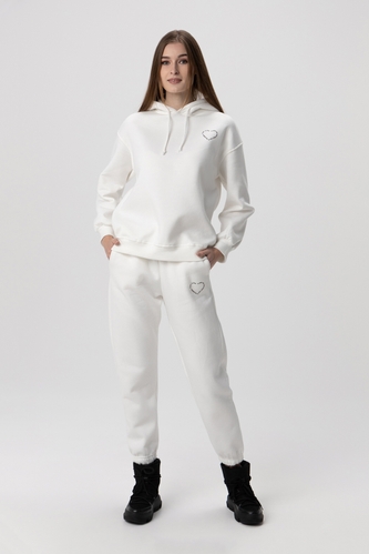 Фото Спортивний костюм жіночий Pepper mint SET-07 L Білий (2000990109965D)