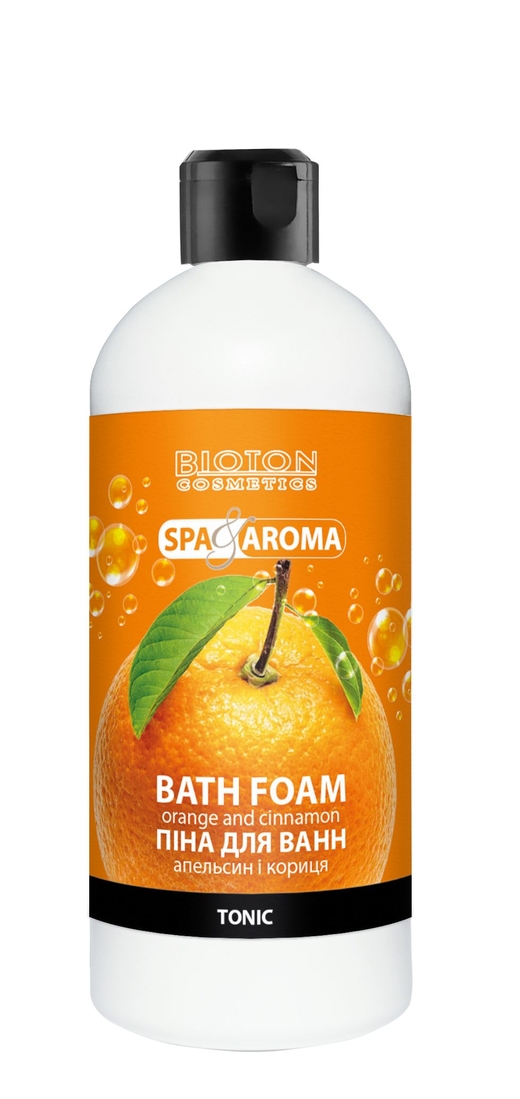 Фото Пена для ванн "Апельсин и корица", ТМ "Spa and Aroma", 750мл (4820026160009)