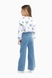 Блуза з візерунком для дівчинки MyChance Метелик 140 см Різнокольоровий (2000989804369D) Фото 7 з 14
