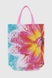 Еко-сумка Квітка Блакитно-рожевий (2000990350596А) Фото 2 з 2