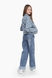 Куртка джинсова для дівчинки ANGELOS M110 164 см Синій (2000989586333S) Фото 9 з 23
