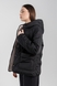 Куртка однотонна жіноча 903 52 Чорно-бежевий (2000990318329D) Фото 10 з 28