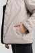 Куртка однотонна жіноча 903 52 Чорно-бежевий (2000990318329D) Фото 6 з 28