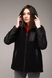 Куртка жіноча двостороння 72-536 Button XL Чорний (2000989400608D) Фото 3 з 17