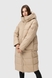 Куртка зимова жіноча Towmy 3688 S Чорно-бежевий (2000989856412W) Фото 14 з 30